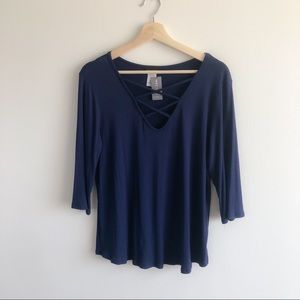 Navy Top